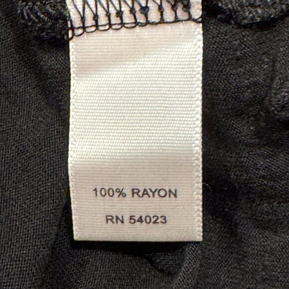 NWT!! Banana Republic RT $79.00 Black Shift Dress with Bottom Ruffles Size S - Picture 8 of 9